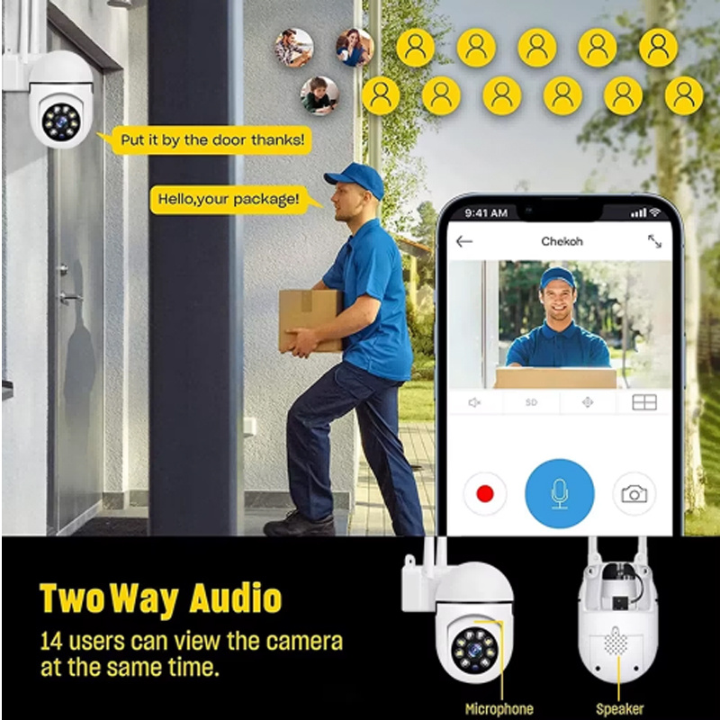 1080P WiFi Security Camera with Night Vision for Home Security - Image 3