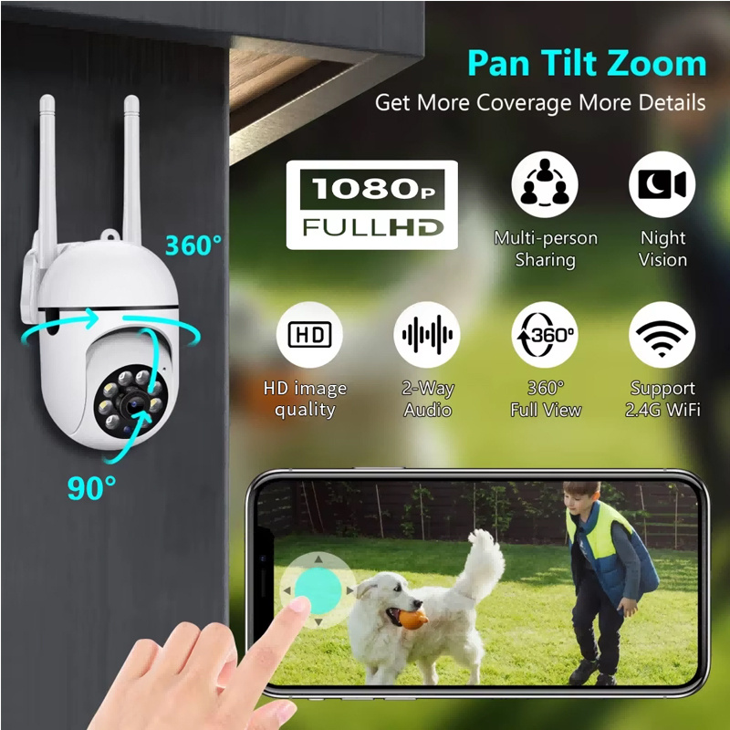 1080P WiFi Security Camera with Night Vision for Home Security - Image 7
